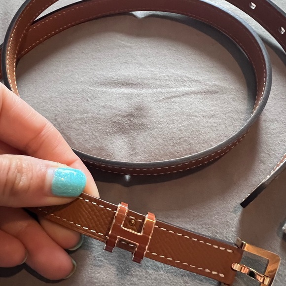 Hermes Pop H 15 Belt in Gold - Picture 3 of 5